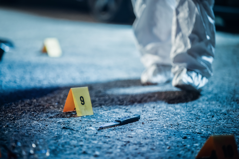 Charged with a weapons offense.